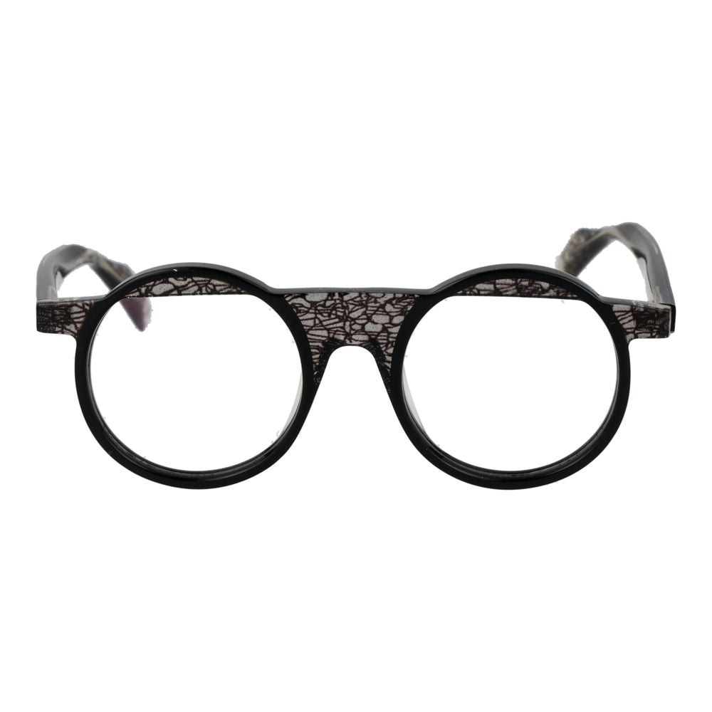 Yohji Yamamoto Schwarzes Unisex-Brillengestell