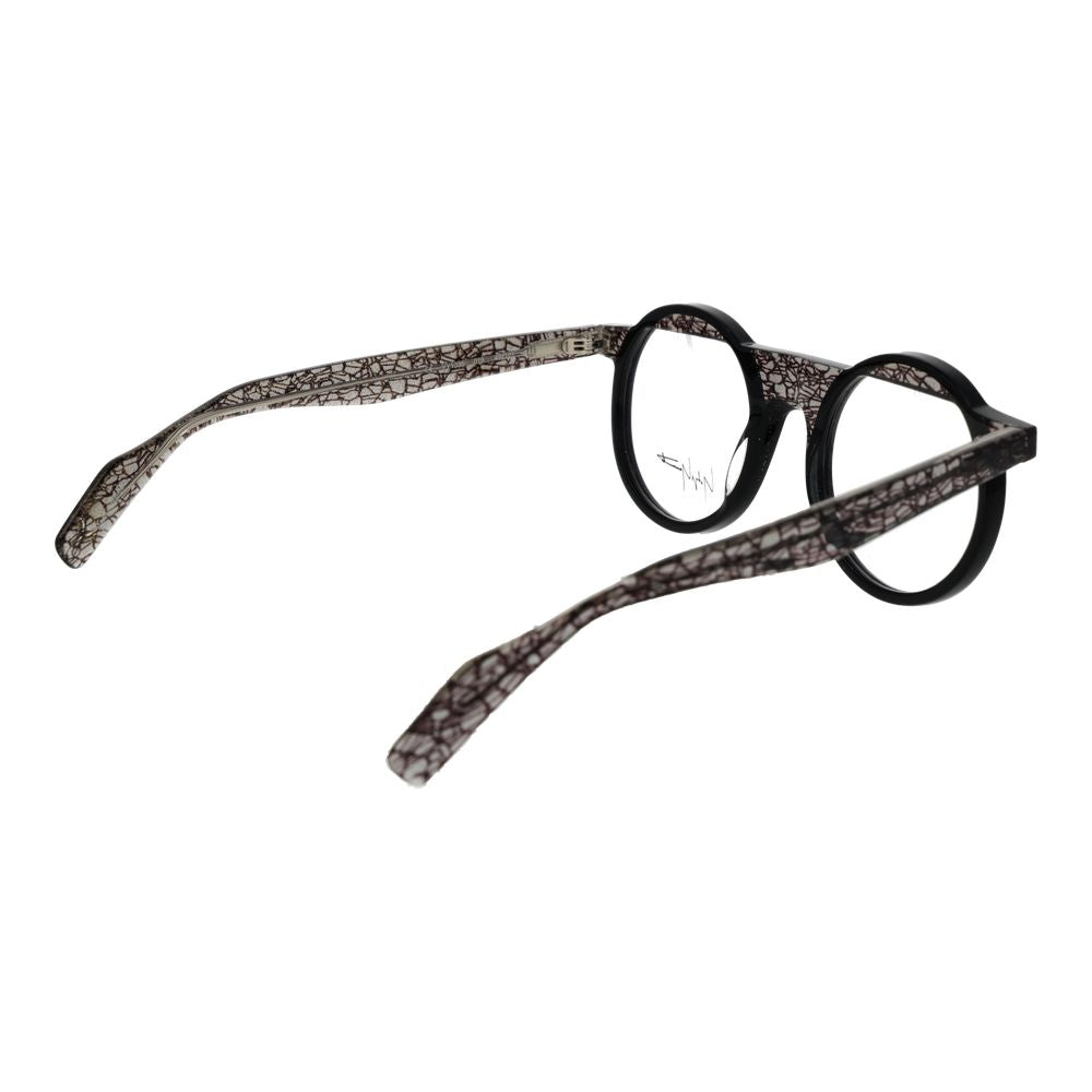 Yohji Yamamoto Schwarzes Unisex-Brillengestell