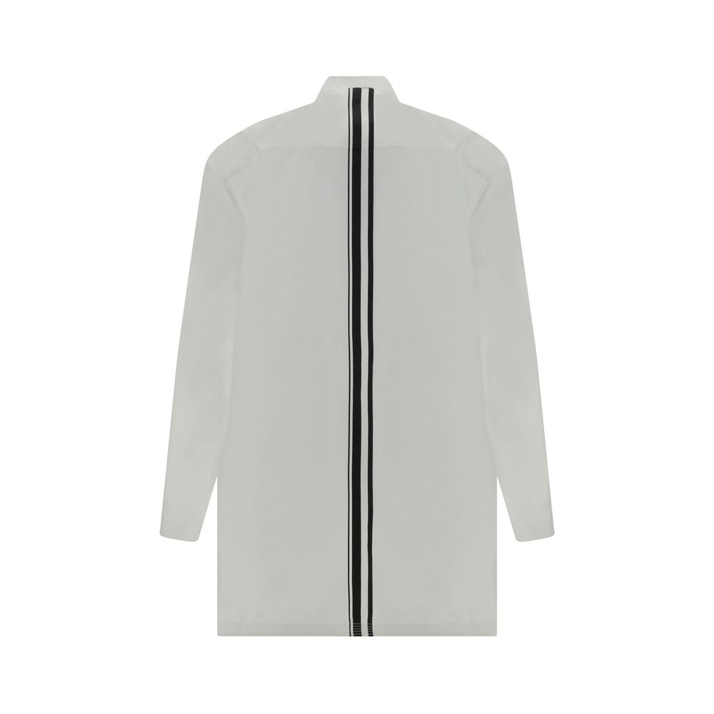 Mordecai White Cotton Pattern Shirt