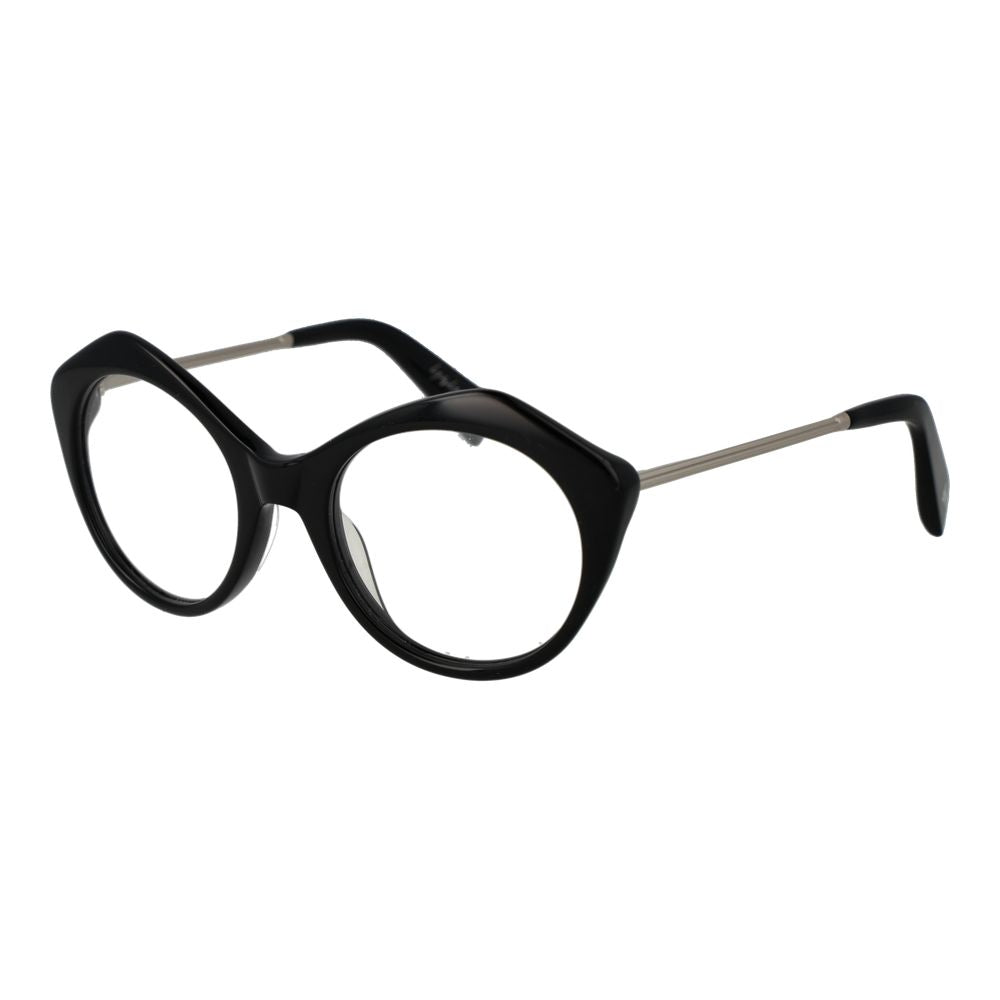 Yohji Yamamoto Schwarze Damen-Brillenfassung