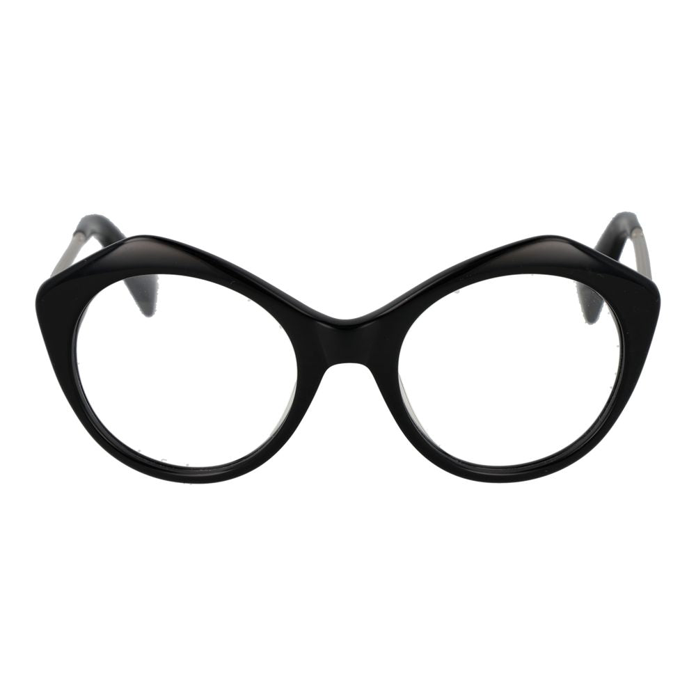 Yohji Yamamoto Schwarze Damen-Brillenfassung