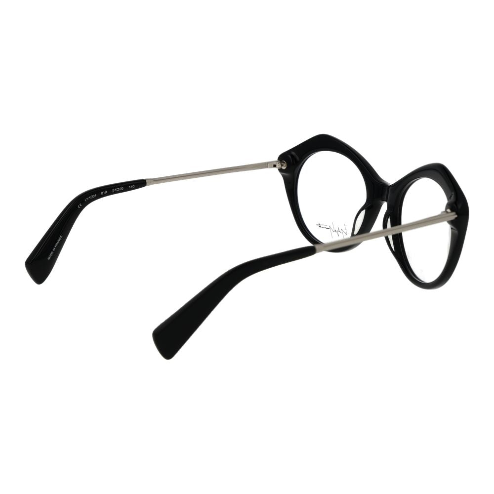 Yohji Yamamoto Schwarze Damen-Brillenfassung