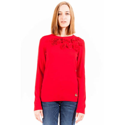 Love Moschino Red Polyester Sweater