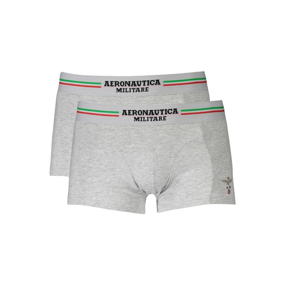 Graue Baumwollunterwäsche von Aeronautica Militare