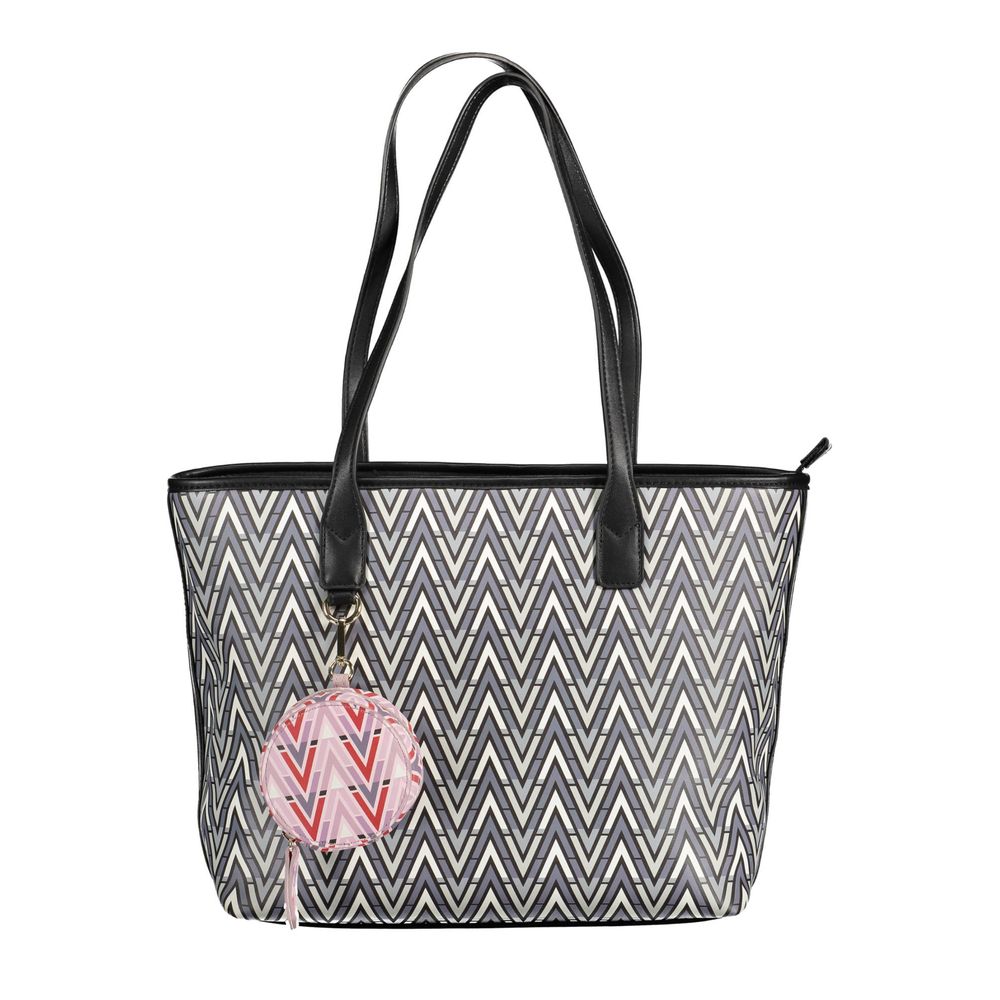 Mario Valentino Schwarze Polyethylen-Handtasche