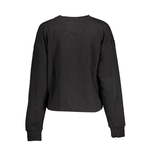 Tommy Hilfiger – Schwarzer Baumwollpullover für Damen