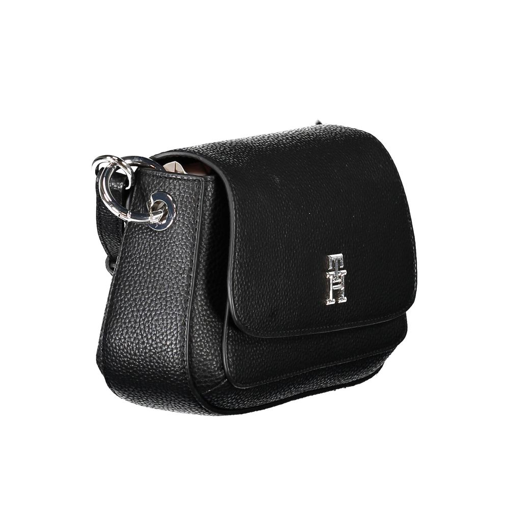 Tommy Hilfiger – Schwarze Polyethylen-Handtasche
