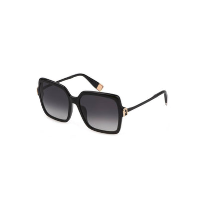 Furla – Schwarze Acetat-Sonnenbrille für Damen