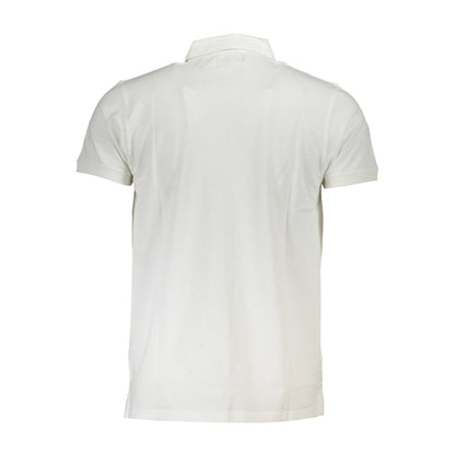 Weißes Poloshirt aus Baumwolle von Cavalli Class