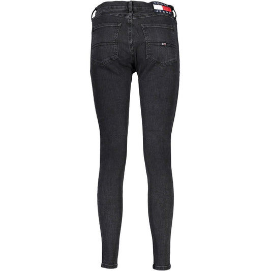 Tommy Hilfiger – Schwarze Jeans und Hose aus Baumwolle