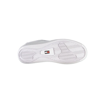 Tommy Hilfiger – Weiße Polyester-Sneaker