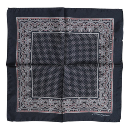 Dolce &amp; Gabbana – Quadratischer Foulard aus mehrfarbiger Fantasieseide