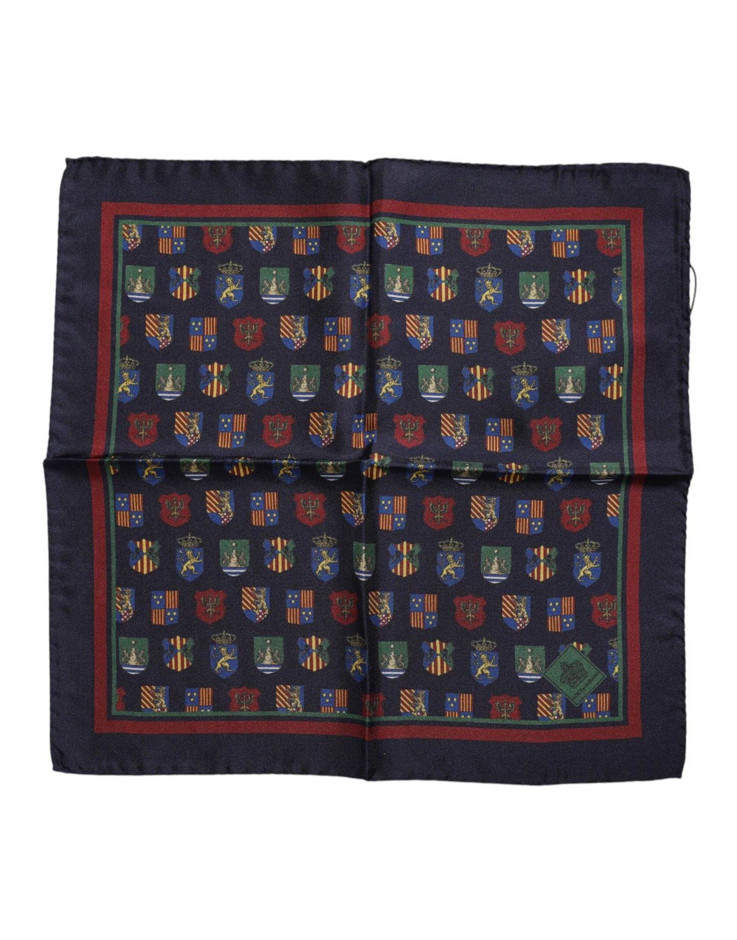 Dolce &amp; Gabbana – Quadratischer Foulard-Schal mit mehrfarbigen Medaillen