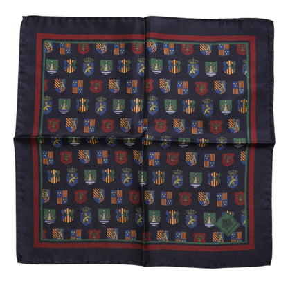 Dolce &amp; Gabbana – Quadratischer Foulard-Schal mit mehrfarbigen Medaillen