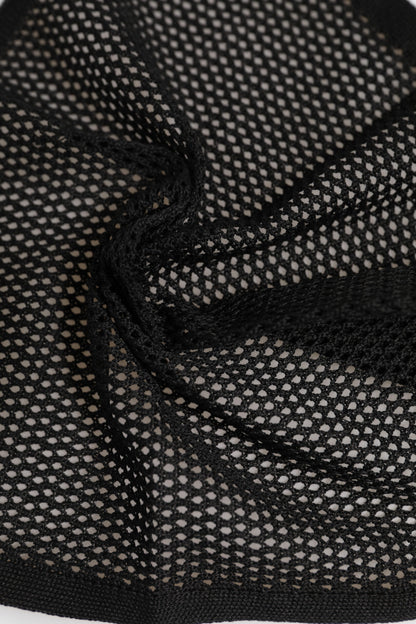 Dolce &amp; Gabbana – Schwarz gemusterter quadratischer Foulard-Schal aus Baumwolle