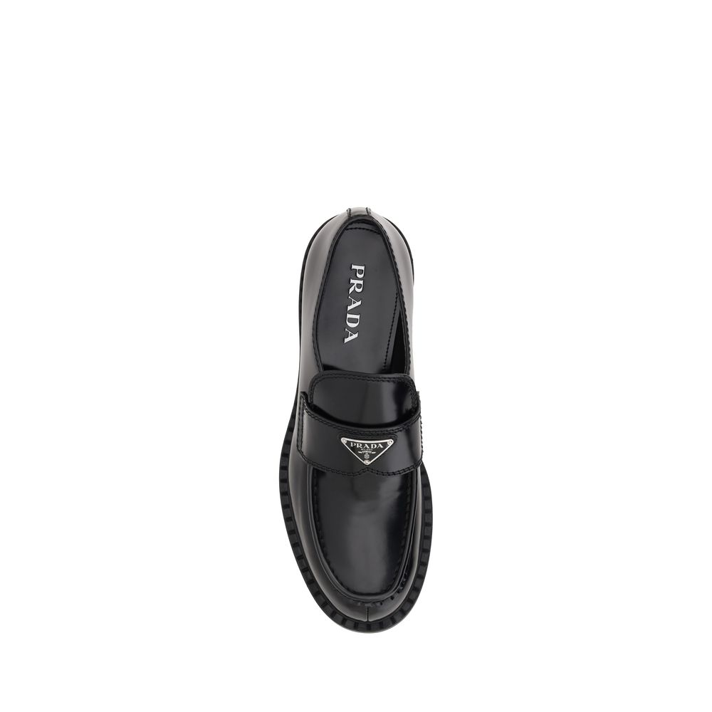 Prada Leder-Loafer