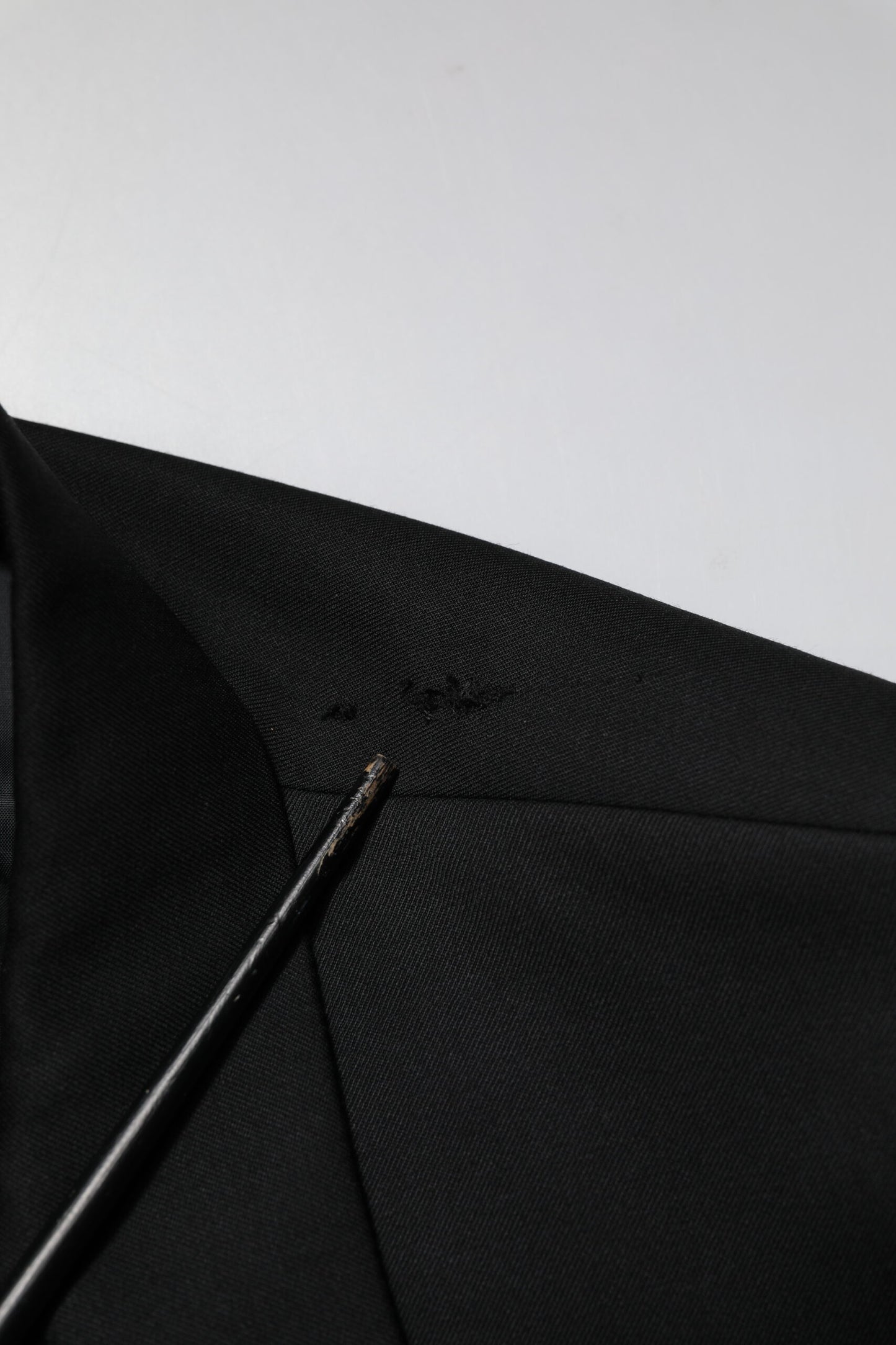 Emporio Armani Schwarzer zweireihiger Herrenanzug