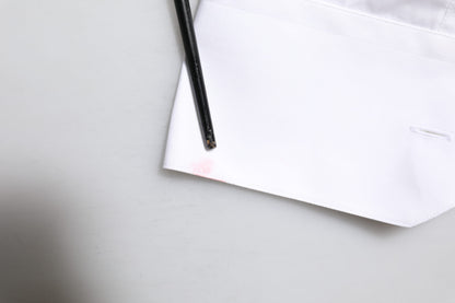 Dolce &amp; Gabbana – Weißes Hemd mit GOLD-Stickerei