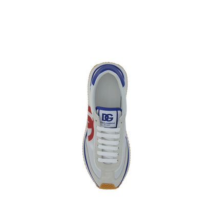 Dolce &amp; Gabbana Mehrfarbige Gummi-Sneaker mit niedrigem Schaft