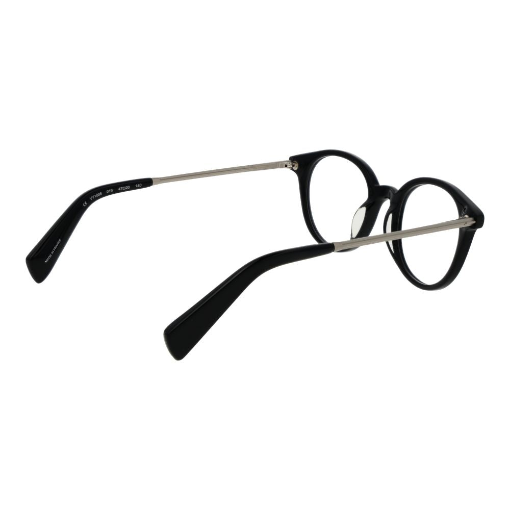 Yohji Yamamoto Schwarze Acetat-Brille (Gestell)