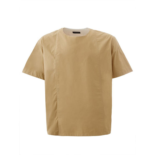 Emporio Armani Braunes Baumwoll-T-Shirt