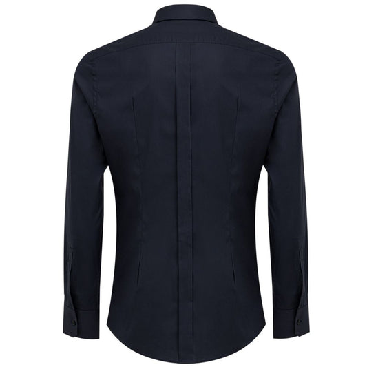 Dolce & Gabbana Blue Cotton Dress Shirt