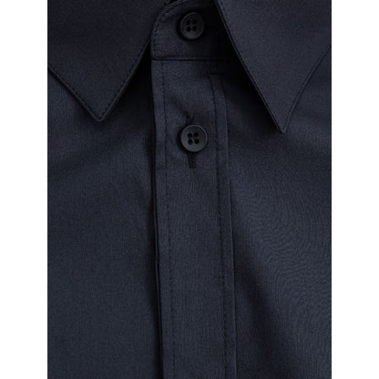 Dolce & Gabbana Blue Cotton Dress Shirt