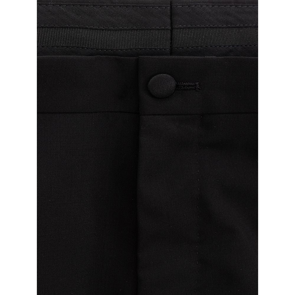 Dolce &amp; Gabbana Schwarze Wollhose