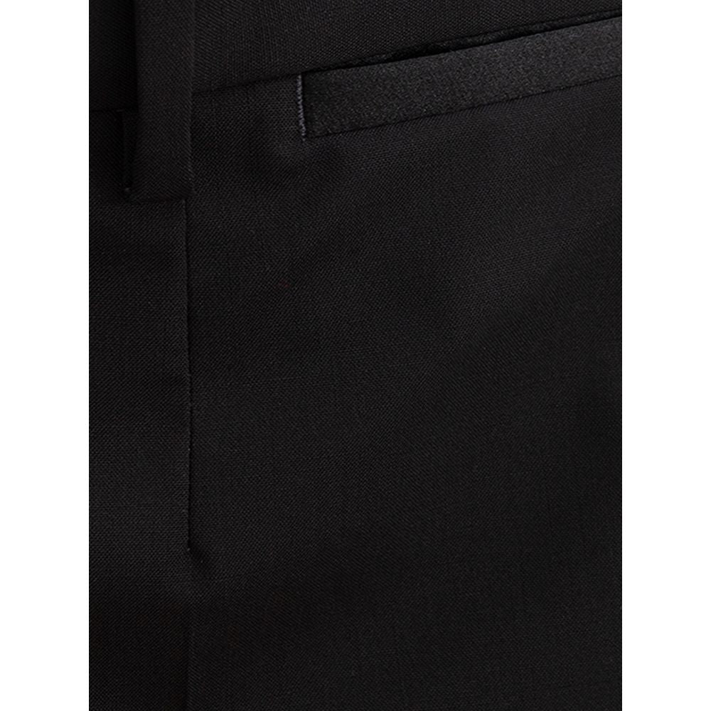 Dolce &amp; Gabbana Schwarze Wollhose