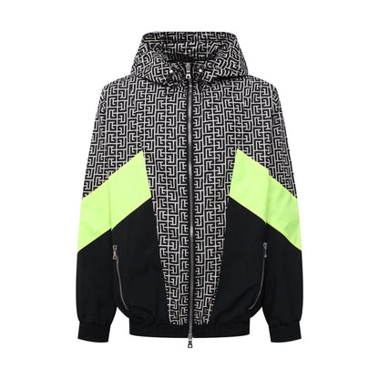 Balmain Mehrfarbige Nylonjacke für Herren