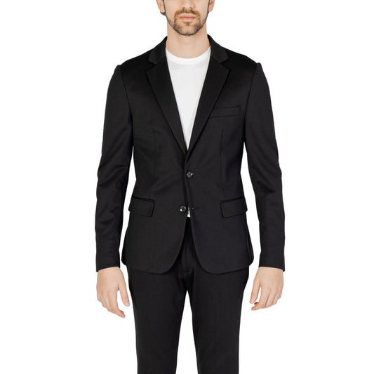 Antony Morato Schwarzer Polyester-Blazer