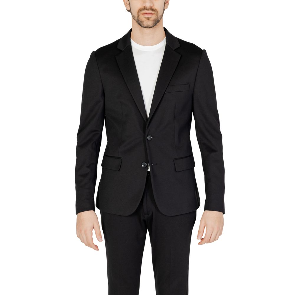 Antony Morato Schwarzer Polyester-Blazer