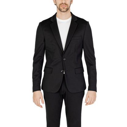 Antony Morato Schwarzer Polyester-Blazer