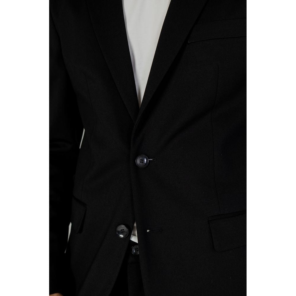 Antony Morato Schwarzer Polyester-Blazer