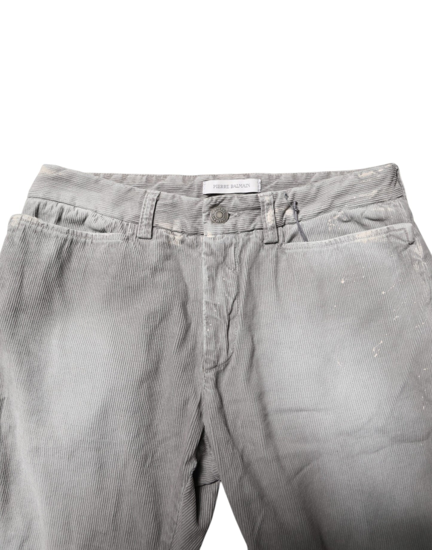 Balmain – Hellgraue, verwaschene Skinny-Fit-Jeans für Herren