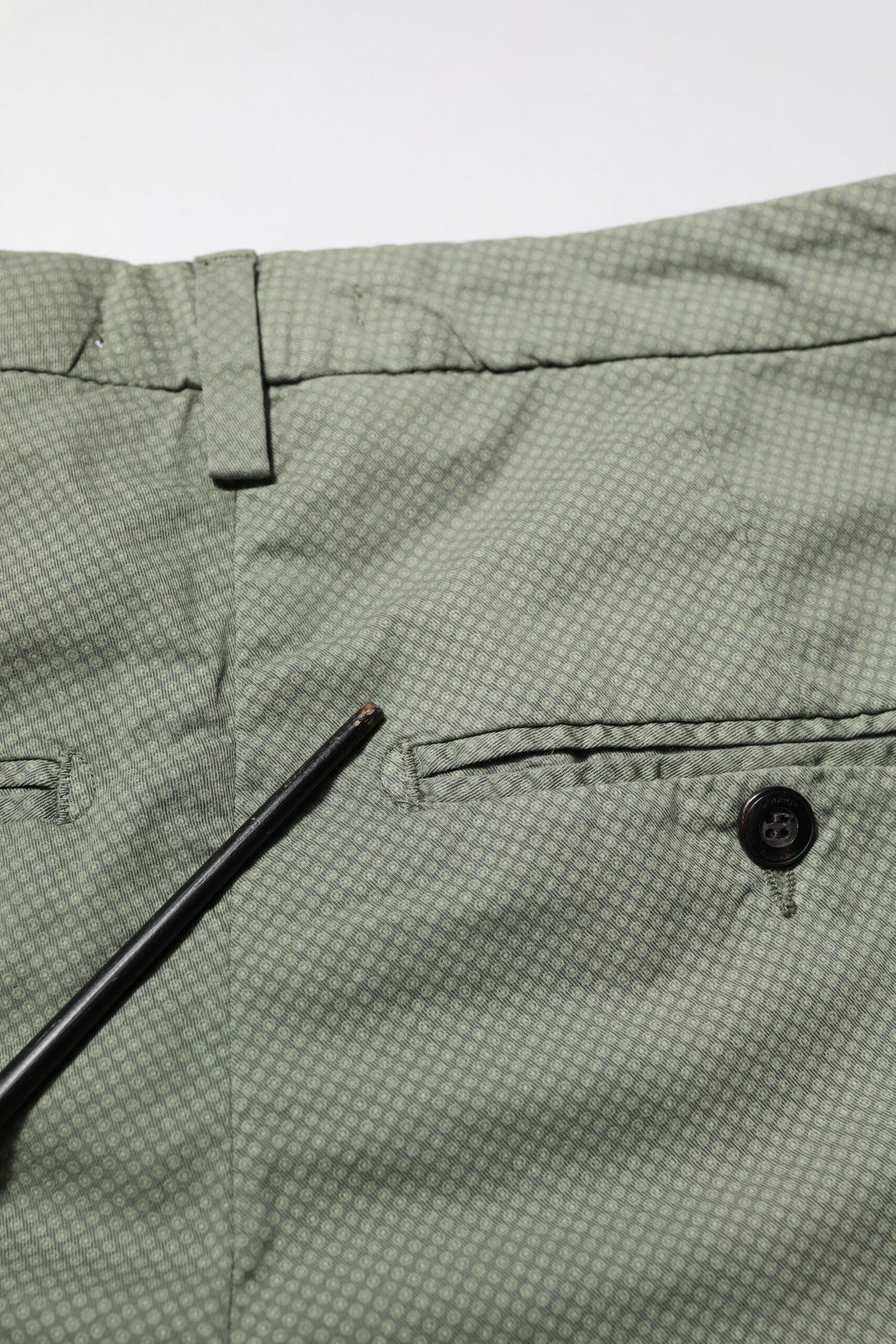 Dondup – Grüne, mittelhohe Skinny-Fit-Freizeithose