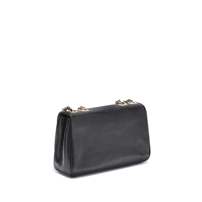 Chloé Schultertasche aus schwarzem Kalbsleder (Bos Taurus)