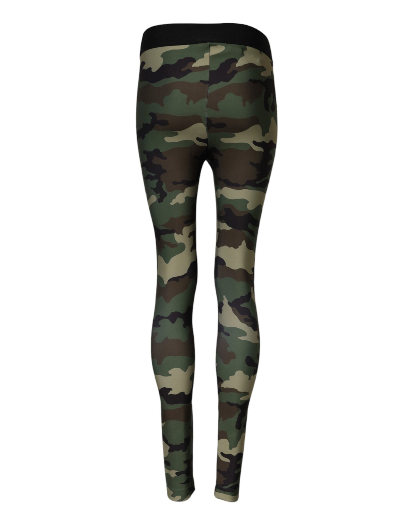 Dolce &amp; Gabbana Leggings mit mehrfarbiger Camouflage-DG-Taille