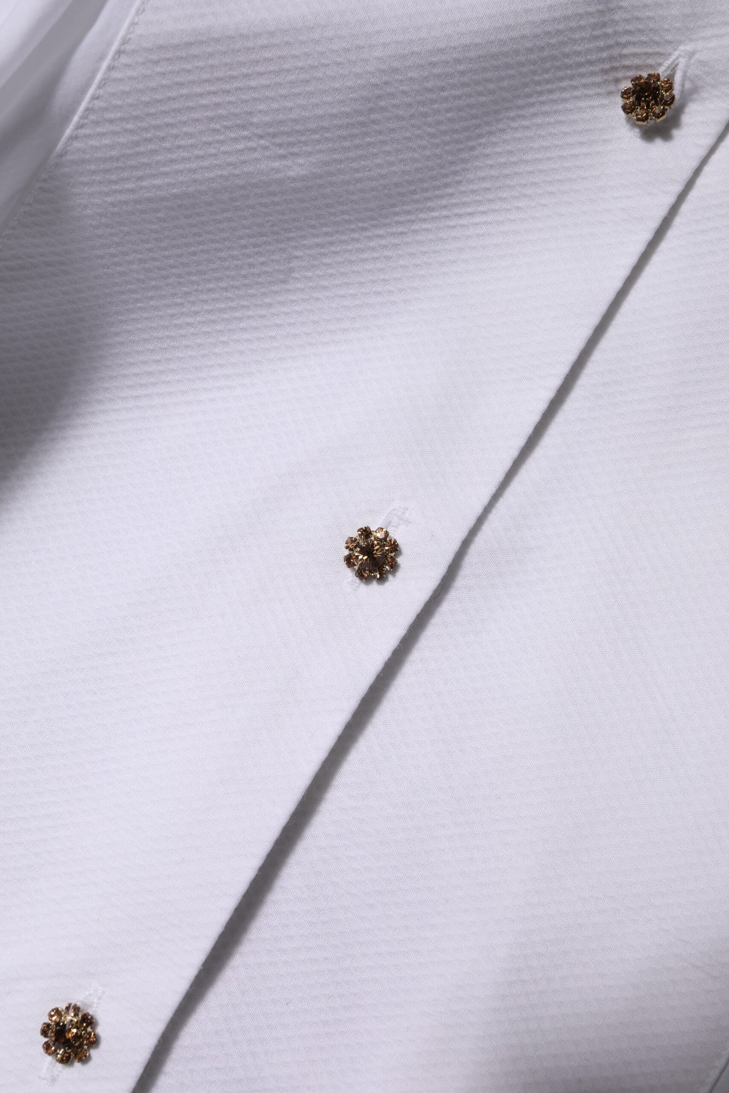 Dolce &amp; Gabbana – Weißes, langärmliges, formelles Baumwollhemd