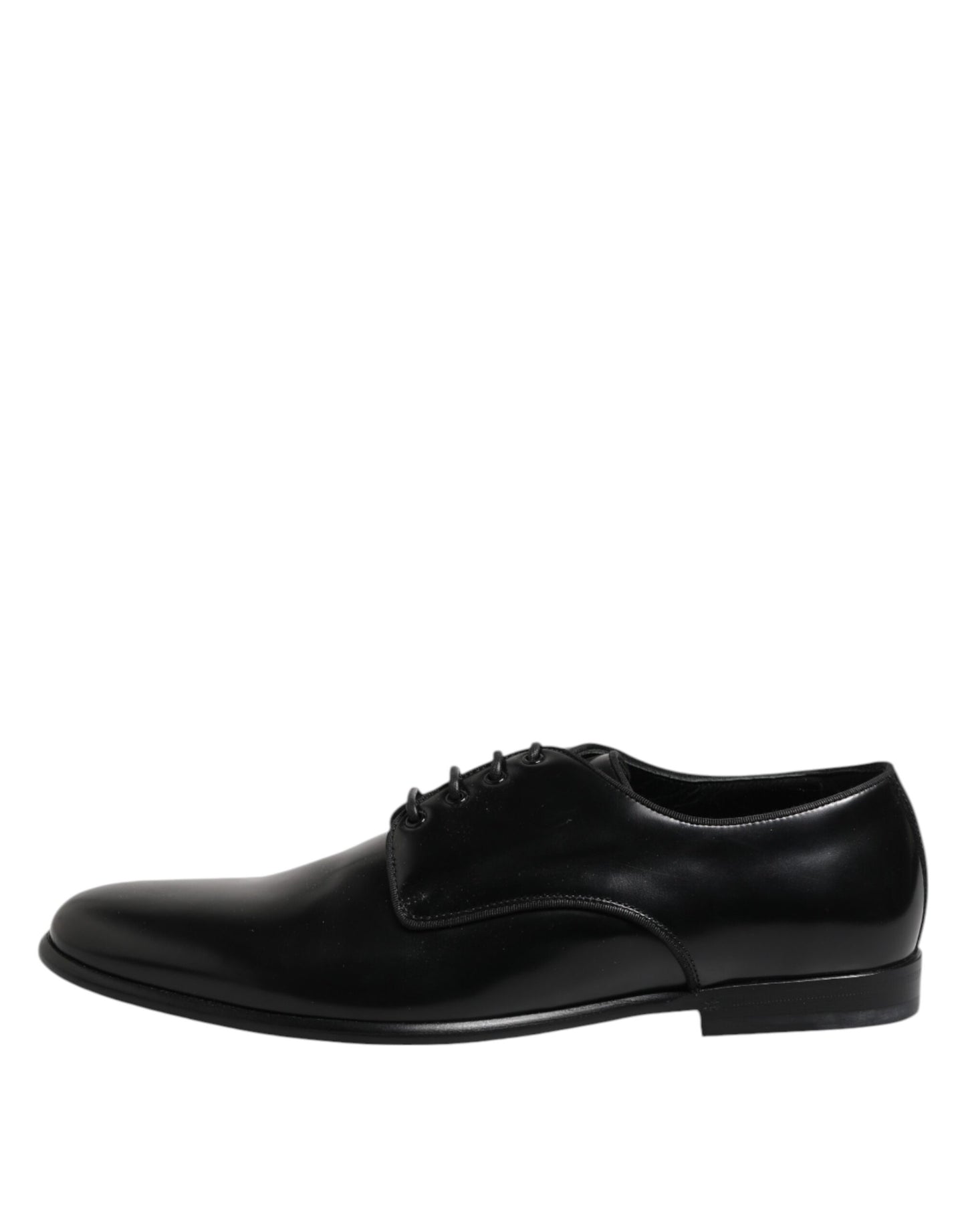 Dolce &amp; Gabbana – Derby-Schnürschuhe aus schwarzem Leder für Herren