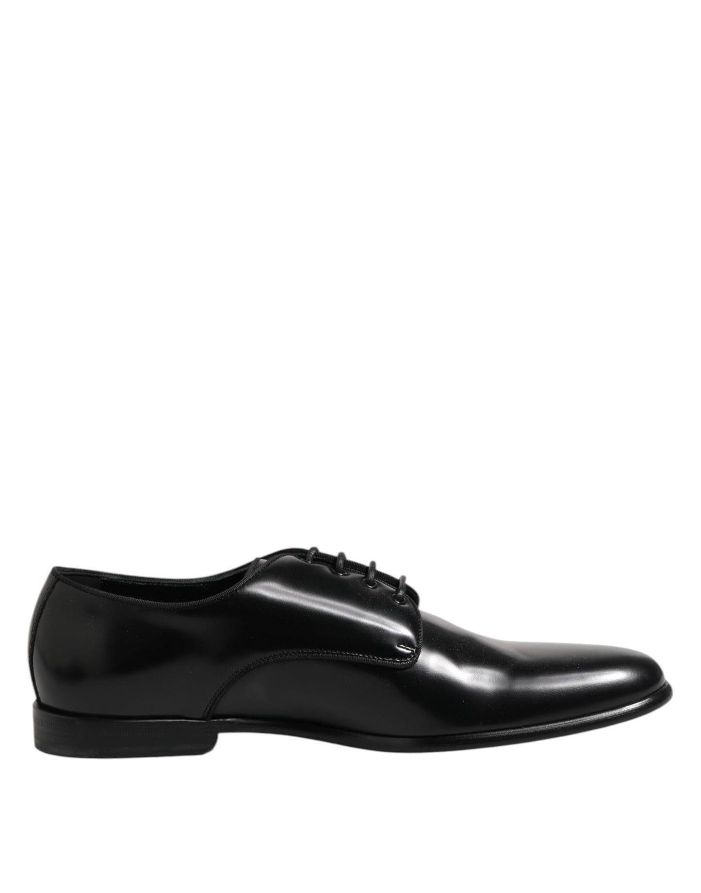 Dolce &amp; Gabbana – Derby-Schnürschuhe aus schwarzem Leder für Herren