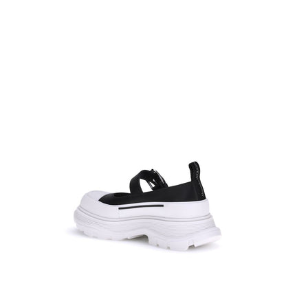Alexander McQueen Schwarze Balerina-Schuhe aus Gummi