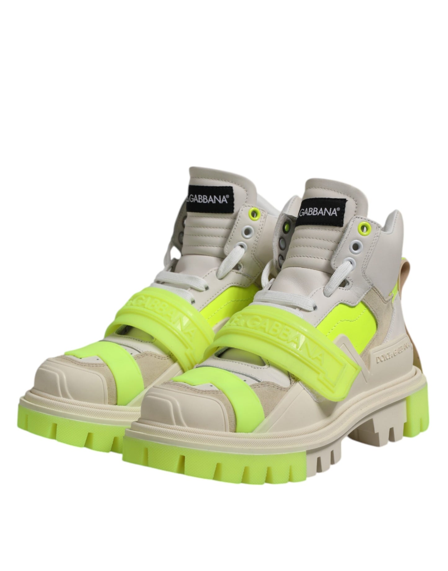 Dolce &amp; Gabbana Multicolor Trekkingstiefel Sneakers Schuhe