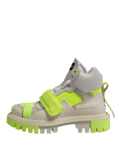 Dolce &amp; Gabbana Multicolor Trekkingstiefel Sneakers Schuhe