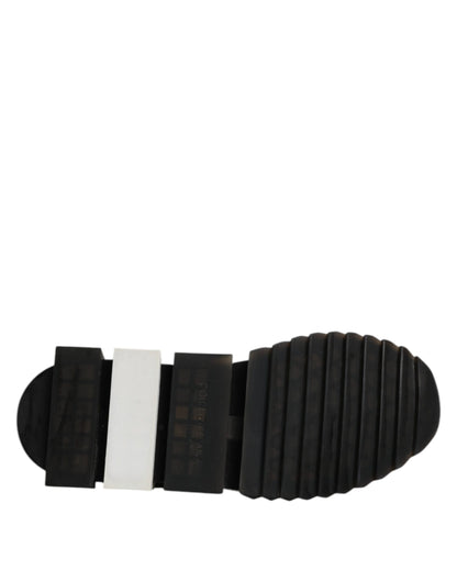 Dolce &amp; Gabbana Schwarze SORRENTO Sport Stretch Sneakers Schuhe