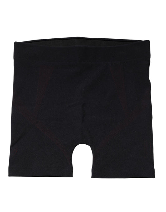 Dolce &amp; Gabbana – Schwarze Boxershorts aus Nylon-Stretch