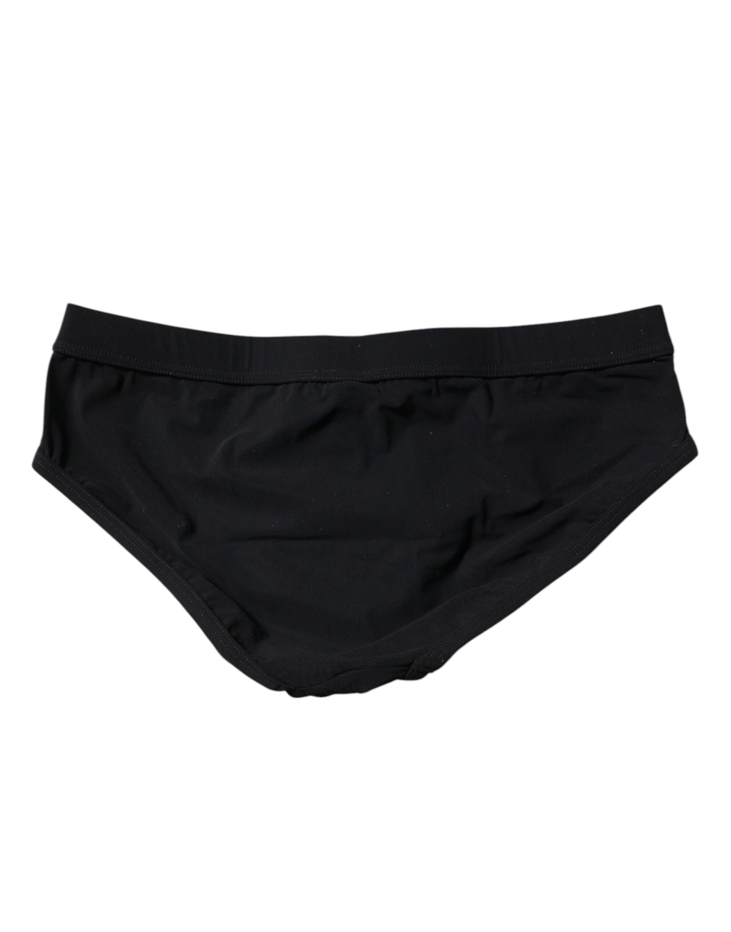 Dolce &amp; Gabbana Schwarzes Logo-Schild für Herren, Strandmode, Badehose