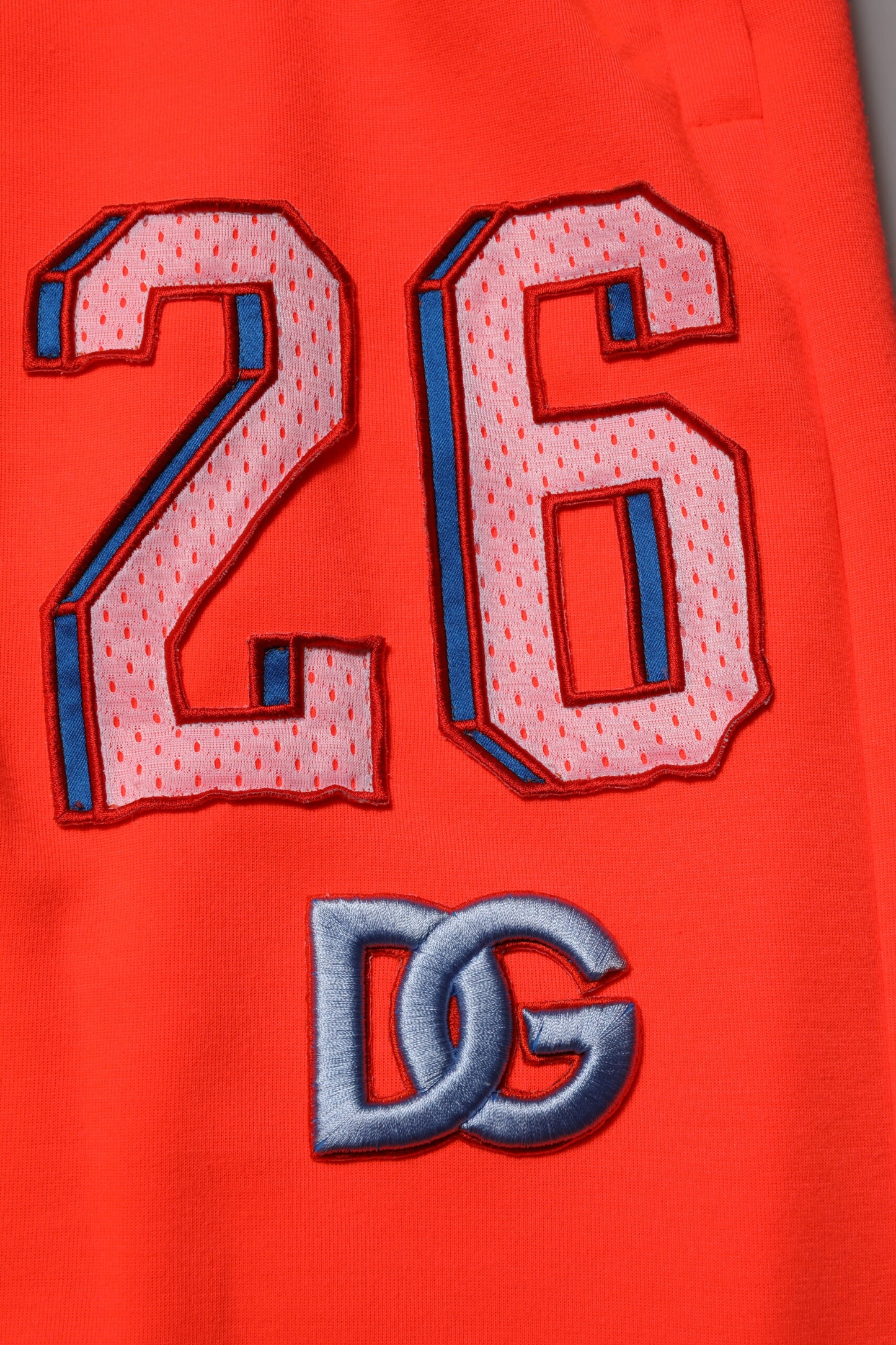 Dolce &amp; Gabbana Orange Polyester Jogger Herren Jogginghose Hose