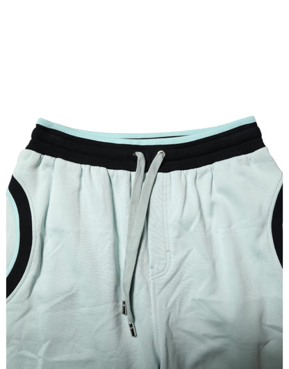 Dolce &amp; Gabbana Hellgrüne Jogginghose aus Baumwolle für Herren