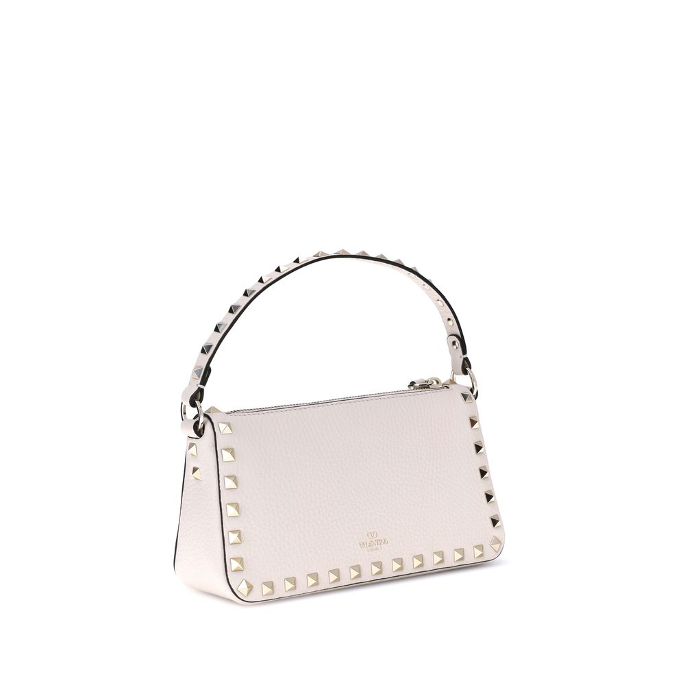 Valentino Garavani Schultertasche aus weißem Kalbsleder (Bos Taurus)